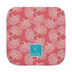 Coral & Teal Face Towel (Personalized)