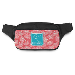 Coral & Teal Fanny Pack - Modern Style (Personalized)