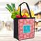 Coral & Teal Grocery Bag - LIFESTYLE