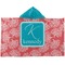 Coral & Teal Hooded towel