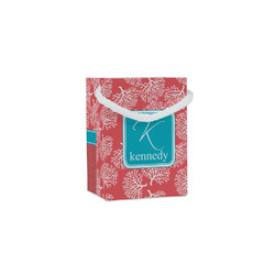 Coral & Teal Jewelry Gift Bags - Gloss (Personalized)