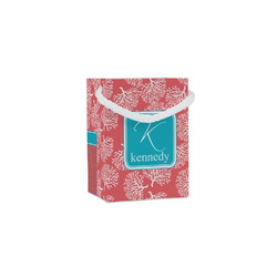 Coral & Teal Jewelry Gift Bags - Matte (Personalized)