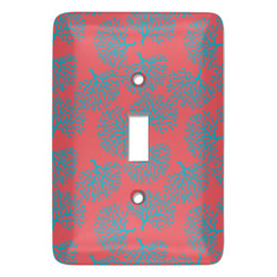 Coral & Teal Light Switch Cover