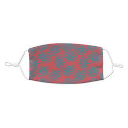 Coral & Teal Kid's Cloth Face Mask - Standard