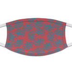 Coral & Teal Cloth Face Mask (T-Shirt Fabric)