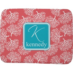 Coral & Teal Memory Foam Bath Mat - 48"x36" (Personalized)