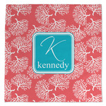 Coral & Teal Microfiber Dish Towel (Personalized)