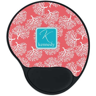 teal mouse pad with wrist support