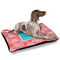 Coral & Teal Outdoor Dog Beds - Large - IN CONTEXT