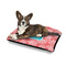 Coral & Teal Outdoor Dog Beds - Medium - IN CONTEXT