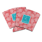 Coral & Teal Party Cup Sleeve (Personalized)