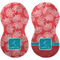 Coral & Teal Peanut Shaped Burps - Approval