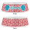 Coral & Teal Plastic Pet Bowls - Large - APPROVAL