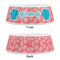 Coral & Teal Plastic Pet Bowls - Medium - APPROVAL