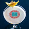 Coral & Teal Printed Drink Topper - Small - In Context