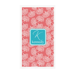 Coral & Teal Guest Paper Towels - Full Color - Standard (Personalized)