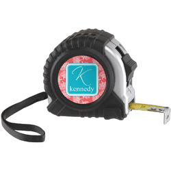 Coral & Teal Tape Measure (25 ft) (Personalized)