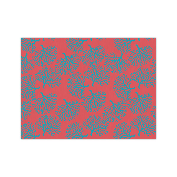 Custom Coral & Teal Medium Tissue Papers Sheets - Heavyweight