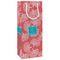 Coral & Teal Wine Gift Bag - Matte - Main