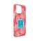 Coral & Teal iPhone 13 Mini Case - Angle