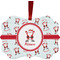 Santa Claus Christmas Ornament (Front View)