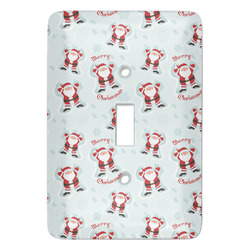 Santa Clause Making Snow Angels Light Switch Cover (Single Toggle)
