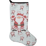 Santa Clause Making Snow Angels Holiday Stocking - Neoprene