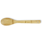 Santa Clause Making Snow Angels Bamboo Spoon - Single Sided (Personalized)