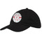 Santa Clause Making Snow Angels Baseball Cap - Black (Personalized)