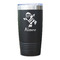 Santa Clause Making Snow Angels Black Polar Camel Tumbler - 20oz - Single Sided - Approval