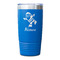 Santa Clause Making Snow Angels Blue Polar Camel Tumbler - 20oz - Single Sided - Approval