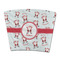 Santa Clause Making Snow Angels Party Cup Sleeves - without bottom - FRONT (flat)