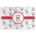 Santa Clause Making Snow Angels Disposable Paper Placemats (Personalized)
