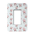 Santa Clause Making Snow Angels Rocker Style Light Switch Cover - Single Switch