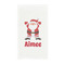 Santa Clause Making Snow Angels Guest Paper Towels - Full Color - Standard (Personalized)