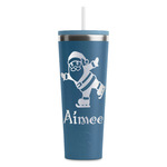 Santa Clause Making Snow Angels RTIC Everyday Tumbler with Straw - 28oz (Personalized)