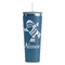 Santa Clause Making Snow Angels Steel Blue RTIC Everyday Tumbler - 28 oz. - Front