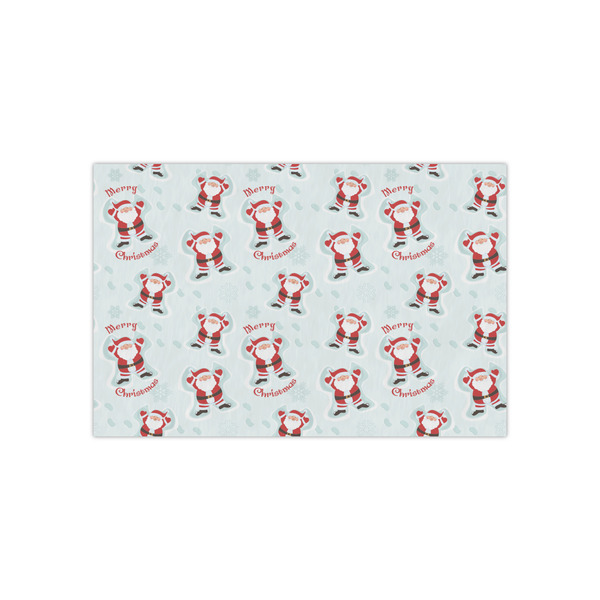 Custom Santa Clause Making Snow Angels Small Tissue Papers Sheets - Lightweight