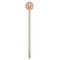 Santa Clause Making Snow Angels Wooden 7.5" Stir Stick - Round - Single Stick