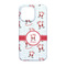 Santa Clause Making Snow Angels iPhone 13 Case - Back