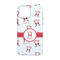 Santa Clause Making Snow Angels iPhone 13 Tough Case - Back