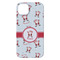 Santa Clause Making Snow Angels iPhone 14 Plus Case - Back