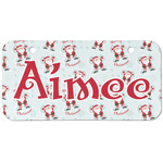 Santa Clause Making Snow Angels Mini/Bicycle License Plate (2 Holes) (Personalized)