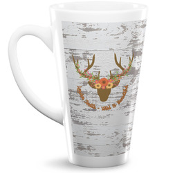 Floral Antler Latte Mug (Personalized)