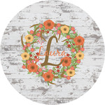 Floral Antler Multipurpose Round Labels - 2" (Personalized)