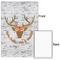 Floral Antler 20x30 - Matte Poster - Front & Back