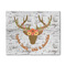 Floral Antler 8'x10' Patio Rug - Front/Main