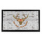 Floral Antler Bar Mat - Small - FRONT