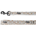Floral Antler Deluxe Dog Leash (Personalized)