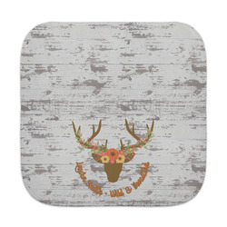 Floral Antler Face Towel (Personalized)
